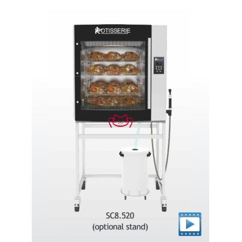 ROTISOL SC8-520 旋轉(zhuǎn)烤雞爐